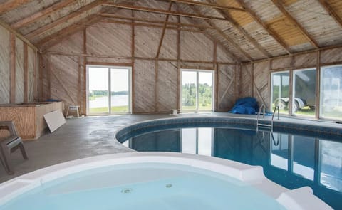 Indoor pool, a heated pool