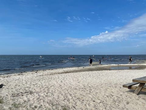 Sun loungers, beach towels