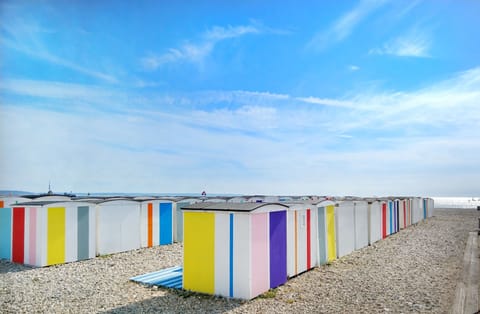 Experience the colourful coastline of le Havre.