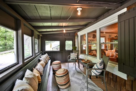 Covered Front Porch is perfect for long summer days