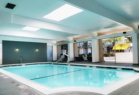 Indoor pool, a heated pool