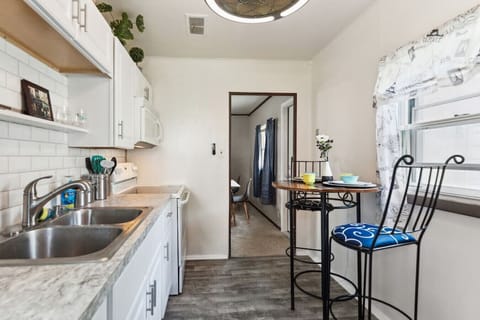 Step into the kitchen for a light snack or to prepare a meal.