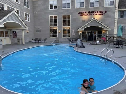 Indoor pool, a heated pool