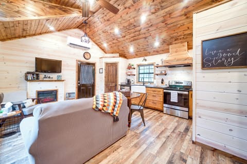 Living Room | Smart TV | Electric Fireplace