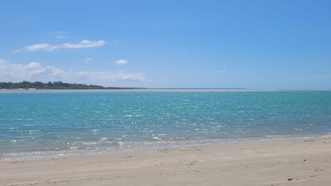 On the beach