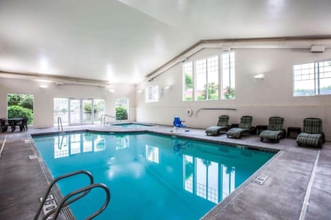 Indoor pool, a heated pool