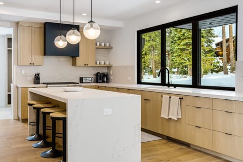 Accordion window open to let nature in