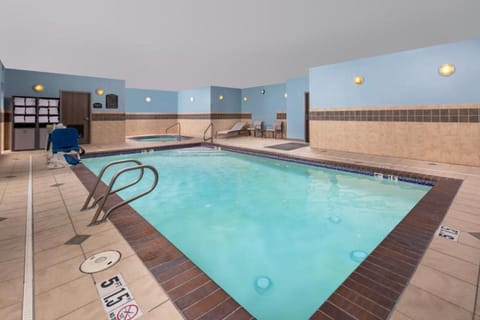 Indoor pool, a heated pool