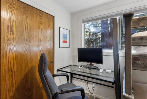 Downstairs Bunk Room with Desk Working Space
