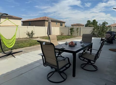 Backyard recreation area