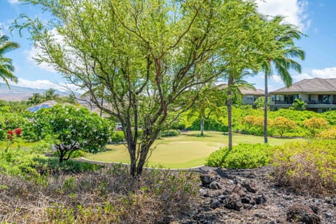 Overlooks the community putting green.