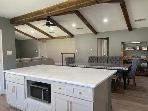 View of living area from kitchen