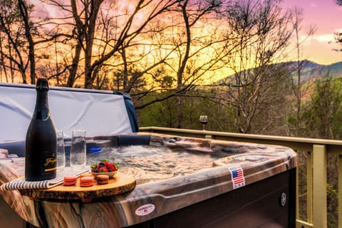 Watch the sky change colors while sharing stories of the day's adventures.