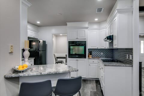 well equipped kitchen 