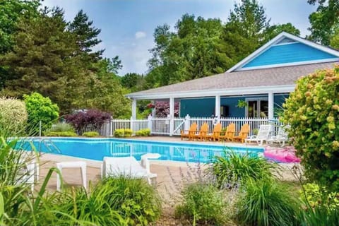 Indoor pool, a heated pool