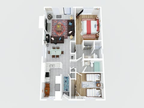 3D Floor Plan layout of A17