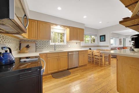 Kitchen with modern appliances