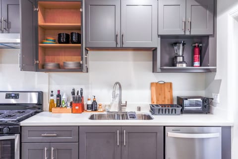 Fully stocked kitchen for your meals