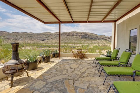 Covered Patio | Mountain Views | Chiminea Fire Pit | Gas Grill