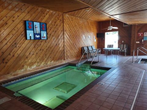 Indoor pool, outdoor pool