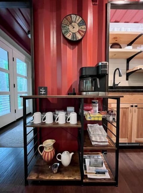 Coffee bar by the kitchen