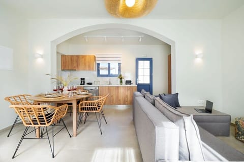 Kitchen with dining area.