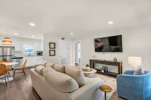 Enjoy the Smart TV in this spacious living space