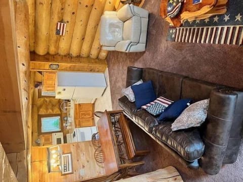 Indoors, Appliance, Refrigerator, Hardwood, Stained Wood