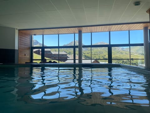 Indoor pool, a heated pool