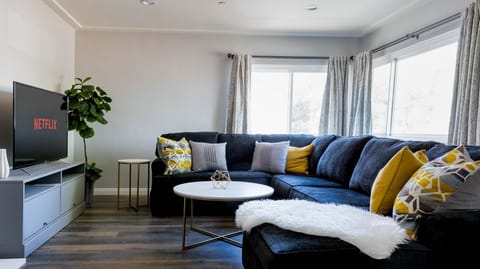 Comfy couch, big screen, endless options. Netflix nights just got better. Reserve now! #travelsgvcertified