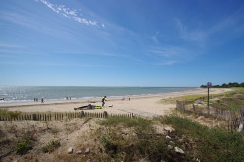 On the beach