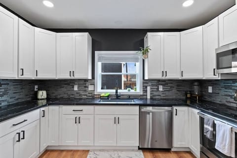 Fully Stocked Modern Kitchen