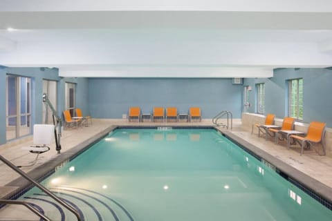 Indoor pool, a heated pool