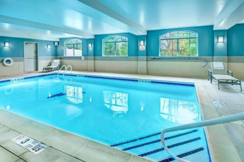 Indoor pool, a heated pool