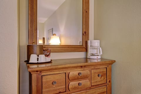 Enjoy the in-suite drip coffee maker.