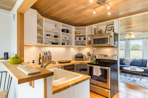 Fully-equipped kitchen.