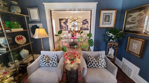 Front Living Room and Dining Room