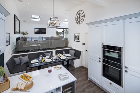 Stylish & Relaxing Split Level Open Plan Kitchen Dining Living Area.