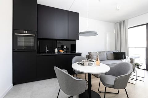 Dining table in living room