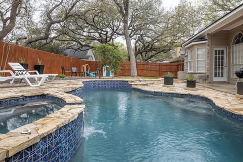 Relax on the lawn furniture or take a dip.