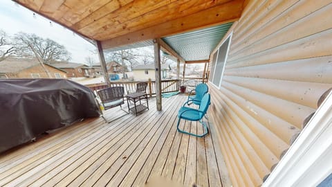 Step outside to a spacious deck complete with a grill—perfect for cookouts, lounging, and enjoying the fresh air