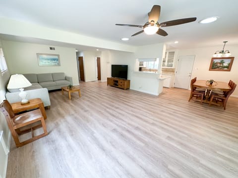 Living Area and Kitchen