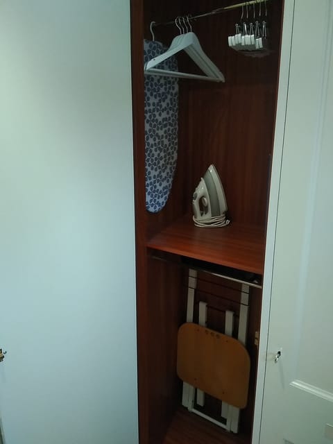 Wardrobe with Iron, Ironing board & Dressboy (original Italian by Foppapedretti)