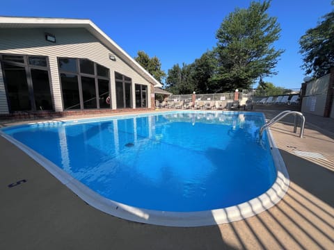 Indoor pool, outdoor pool