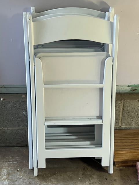 Extra Chairs for the outside patio.