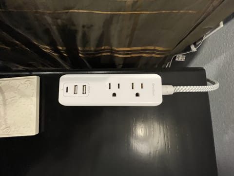 Charging stations are next to both sides of all of the beds +in the kitchen ;-)