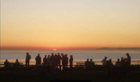 Evening Picnic at Community Bluff. (See dolphins and whales)