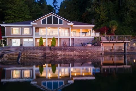 Sunrise and high tide. A magical time of day as you enjoy your getaway.