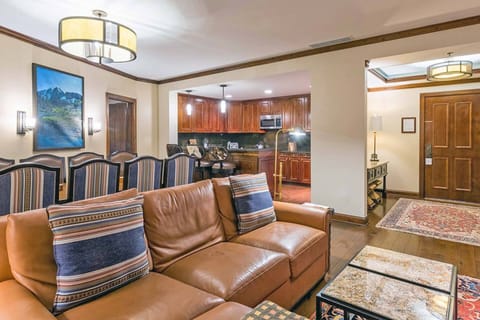 Living Room features a sleeper sofa for two.