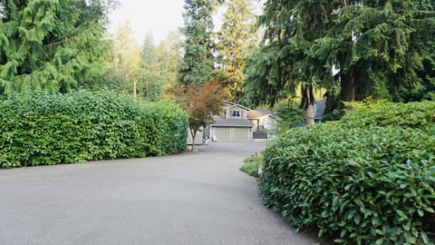  View from the front of the driveway to the hideaway